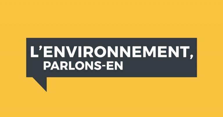 Affiche Débat sur l'environnement, élections fédérales 2019
